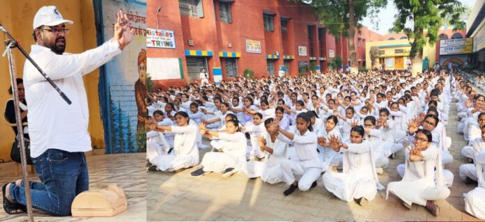 First aid and road safety training camp organized in Government Girls Senior Secondary School