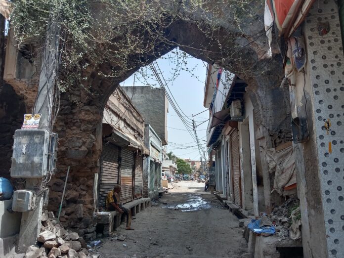 The dilapidated ancient gates are inviting accidents.