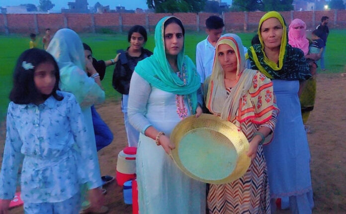 Sports competitions held in the sports stadium of Khedi Mansaniya village