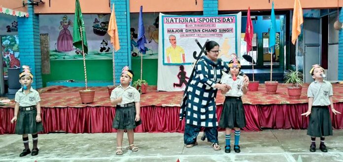 National Sports Day celebrated in Indus Junior Wing