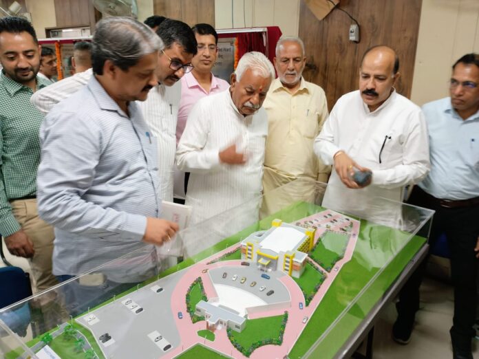 Open air theater and auditorium will be constructed with Rs. 52.87 crore