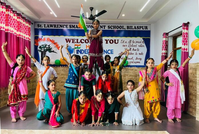 Independence Day celebrated on the theme of Developed India in St. Lawrence International School