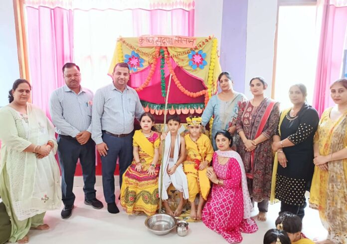 Sri Krishna Janmashtami festival was celebrated in St. Lawrence International School