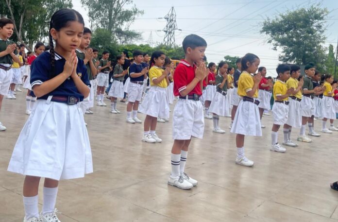 Special prayer meeting organized in Sahara International School