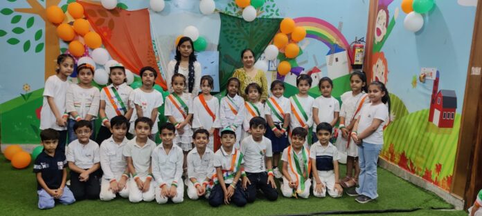 Independence Day was celebrated with great enthusiasm in Shining Star School