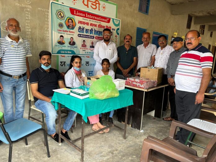 Lions Club Ratia City organized free dental checkup camp