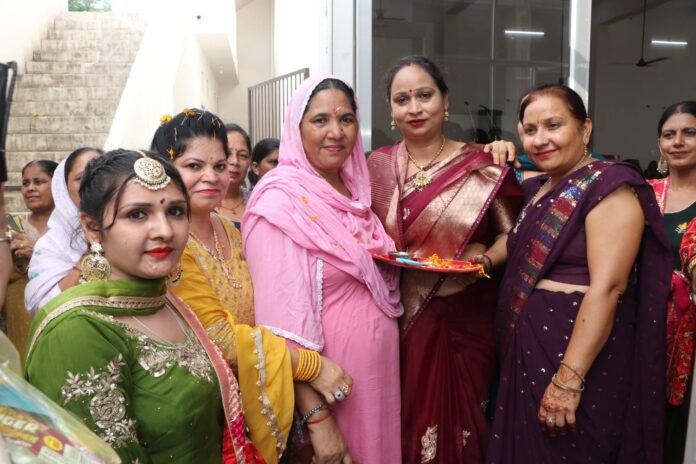 Teej festival organized by Sakhi Saheli Mitra Mandal