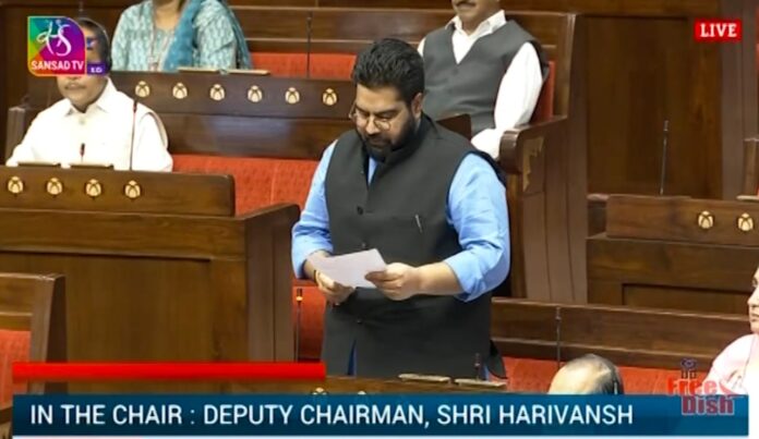 MP Kartikeya Sharma In Rajya Sabha : सांसद कार्तिकेय शर्मा ने सेमीकंडक्टर चिप बनाने वाली कंपनियों, स्थापित क्षमता और ट्रांजिस्टर डेंसिटी का मामला सदन में उठाया