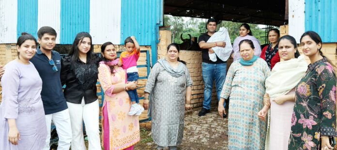 Industrialist Pramod Bansal celebrated his granddaughter's birthday by serving cows.