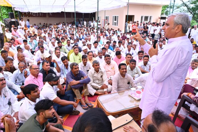 Chief Minister will address a public meeting at Loharu's grain market on August 25: JP Dalal