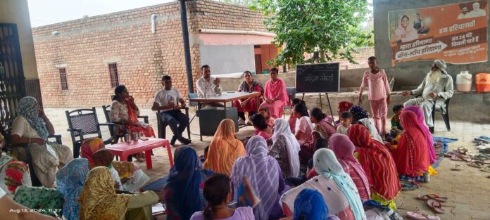 Under Nutrition Jagriti Month in village Gillankheda and Dariyapur.