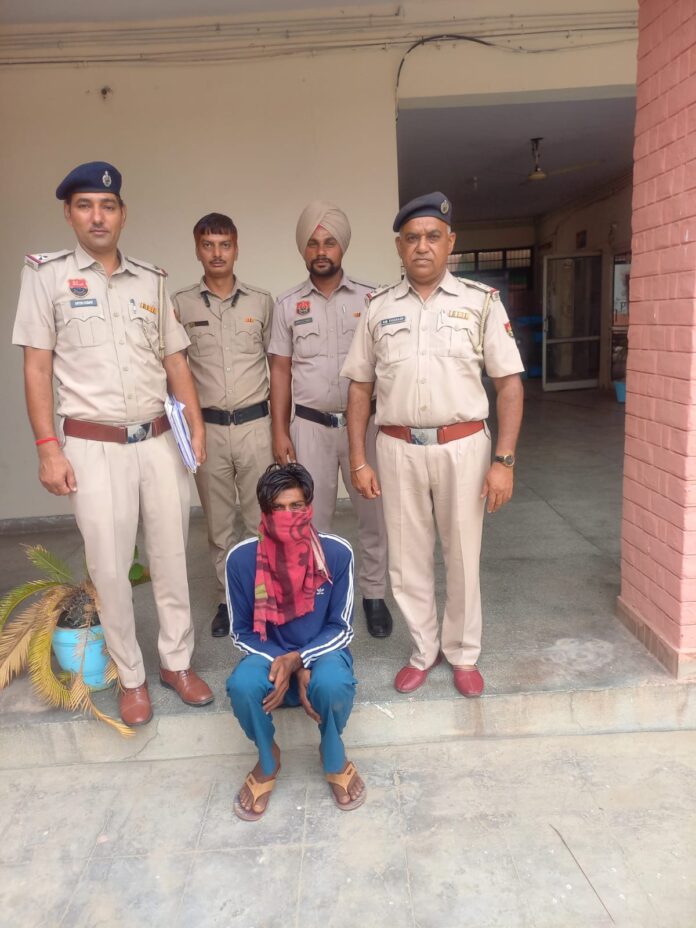 District police arrested a youth from Punjab accused of supplying heroin