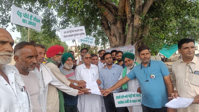 Save trees struggle committee ended the protest