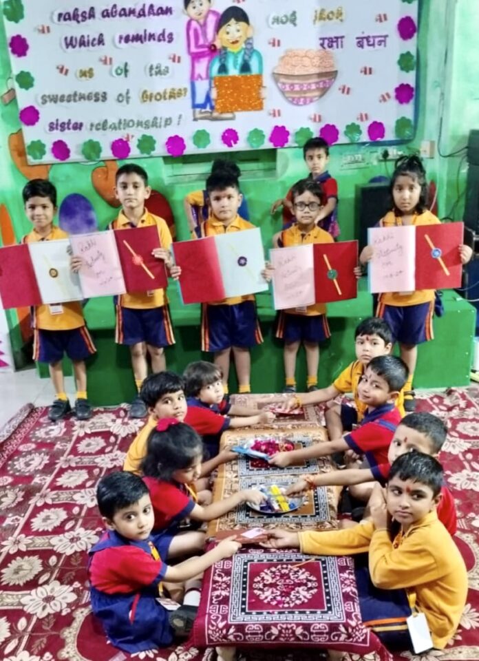 Rakshabandhan festival celebrated in Bachpan Play School/Om Sairam School