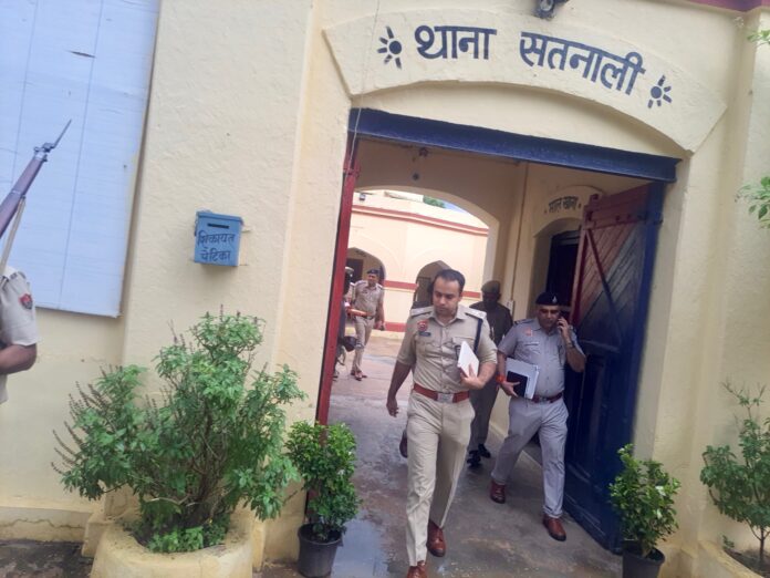 SP inspected Satnali police station