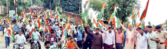 The objective of the Tiranga Yatra is to infuse new energy into the youth as well as every patriot: Prof. Ram Bilas Sharma