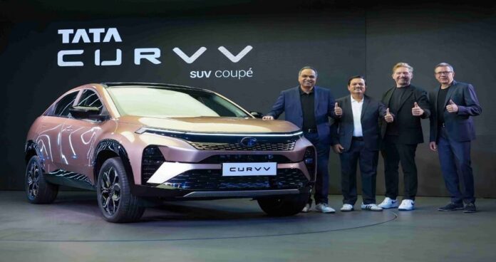 Tata Motors Curvv.ev : टाटा की इलेक्ट्रिक कूपे एसयूवी कर्व ईवी भारत में लॉन्च