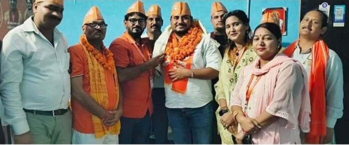 Amit Pehalwan becomes Hindu Vahini Haryana State President