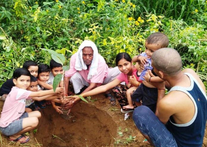 An example was presented by planting a tree in the name of the wife on the lines of a tree planted in the name of the mother