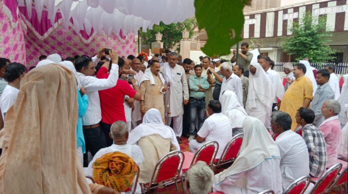 Panchayat of Tosham constituency organized at the residence of former MLA Shashi Ranjan Parmar