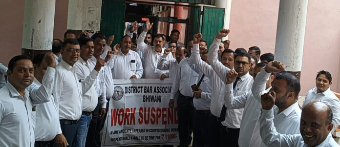 Advocates remained on strike for the third day demanding suspension and arrest of DSP