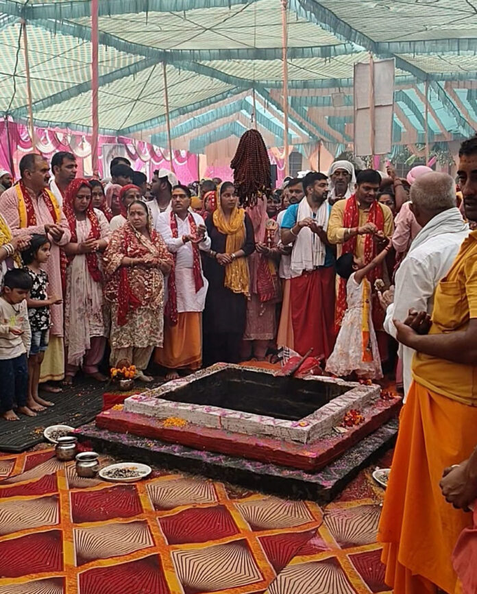 Maha Yagya organized in the ancient Shiva temple of Uchana Kalan