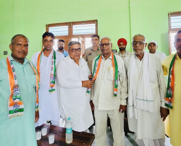 In Safidon, the district in-charge left BSP and joined Congress under the leadership of Subhash Gangoli