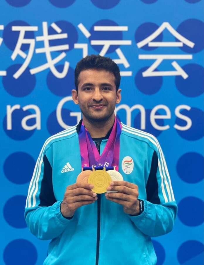 Nandha's Nitesh won gold in Paris