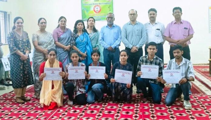 KLP College students excel in district level science competition