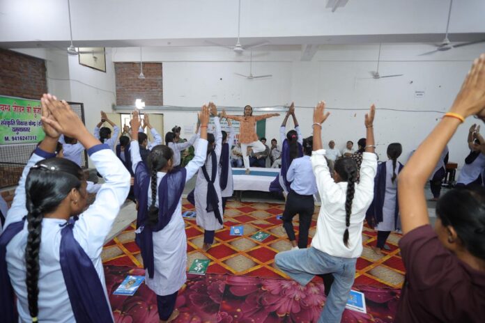 Yoga workshop organized under the aegis of Parama Yoga Institute at ITI