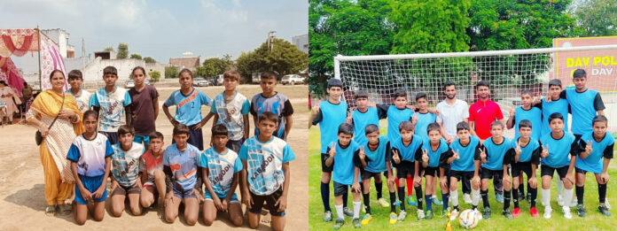 Charkhi Dadri district secured third place in football and fourth place in Kabaddi