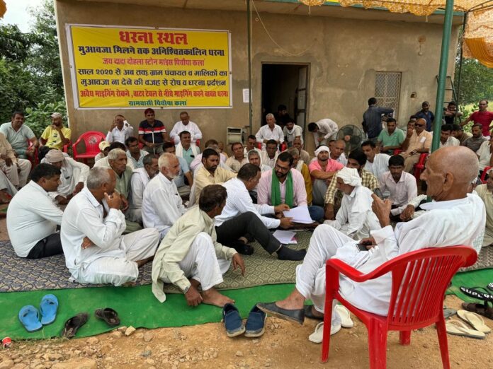 Protest continues for the sixth day in Pichoupa mining area, supporters gathered in droves