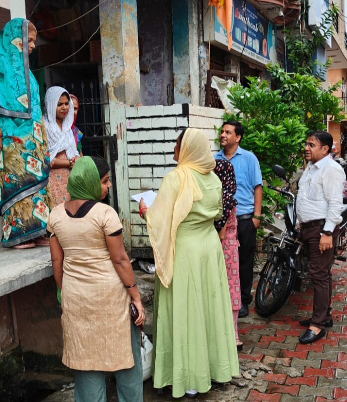 District level officers are monitoring the intensive TB patient search campaign