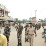 Police and paramilitary forces team march past