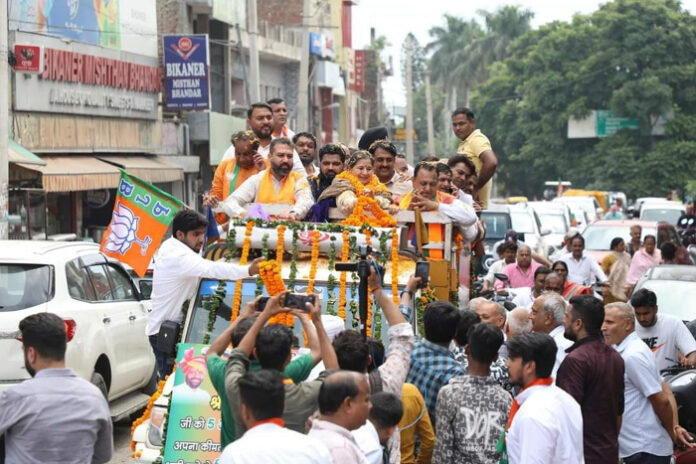 Shakti Rani Sharma ने मां शक्ति के आशीर्वाद से किया चुनावी शंखनाद