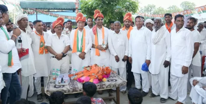 A meeting of the presidents of all the power centres of the party was held today at the election office of the Bharatiya Janata Party