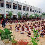 Campers were made to practice all-round beauty exercises at Kadma School.