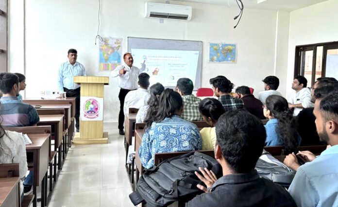 Expert lecture organized on 'Changing dimensions of India's foreign policy'