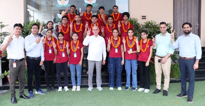 Raj International School hoisted the flag in NDA exam