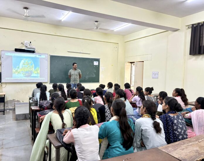 Lecture on World Ozone Agreement Montreal Protocol in Government Women's College