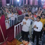 A grand Jagran was organized in the name of Agrasen one evening