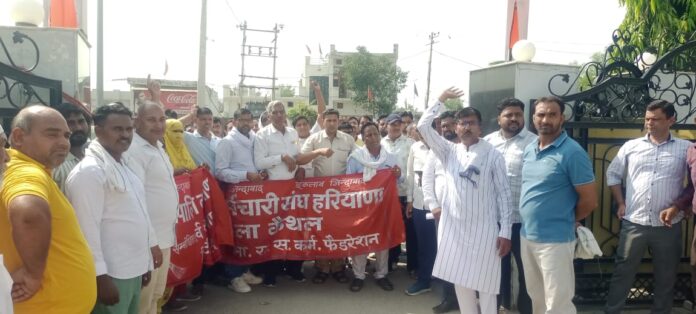 Kaithal News: कर्मचारी दोस्त - दुश्मन की पहचान कर वोट करें: : सर्व कर्मचारी संघ हरियाणा