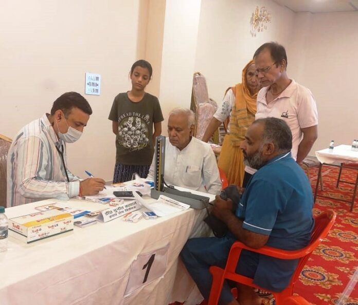 mega health checkup camp