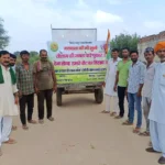 Gram Swaraj Kisan Morcha's bullock cart rath yatra reached various villages