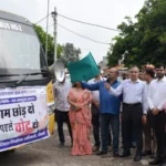 The District Election Officer sent about 100 buses for campaigning