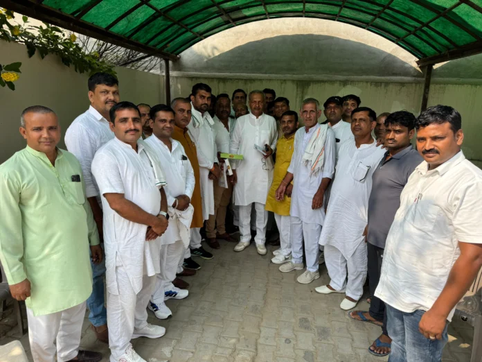 Sarpanchs of Baund block welcomed the MLA