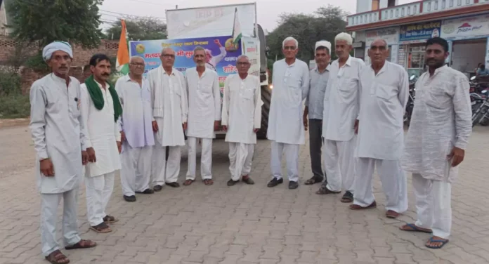 Gram Swaraj Kisan Morcha's listen to voters too, bullock cart journey concludes