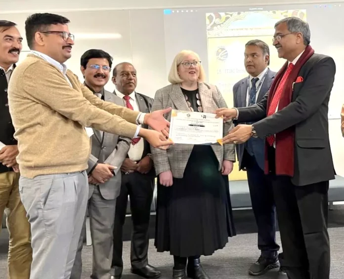 Central University of Haryana teacher gets 'Best Research Paper' award