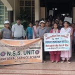 College students took out a voter awareness rally