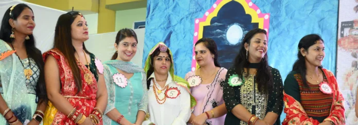 Colourful program organized on Karva Chauth in Indus School